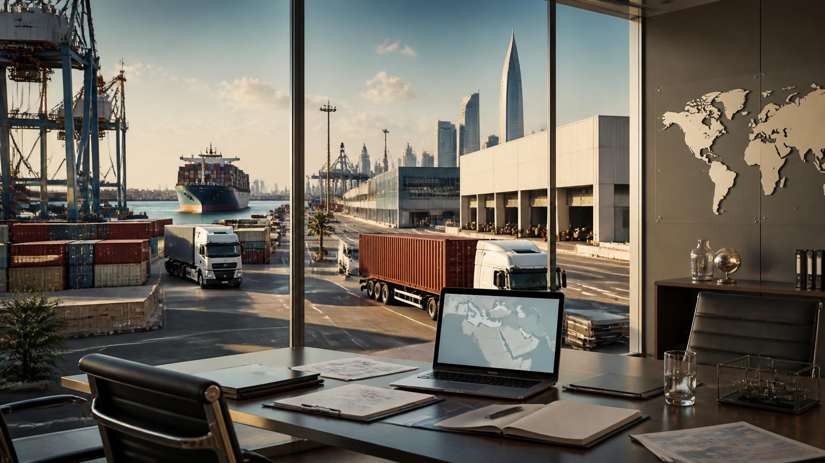 Market data on a screen
